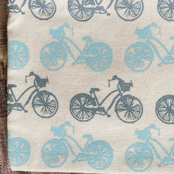 Handmade Pouch Bikes Silkscreened and Sewn in the USA www.shoplittlespoons.com - Picture 3 of 8